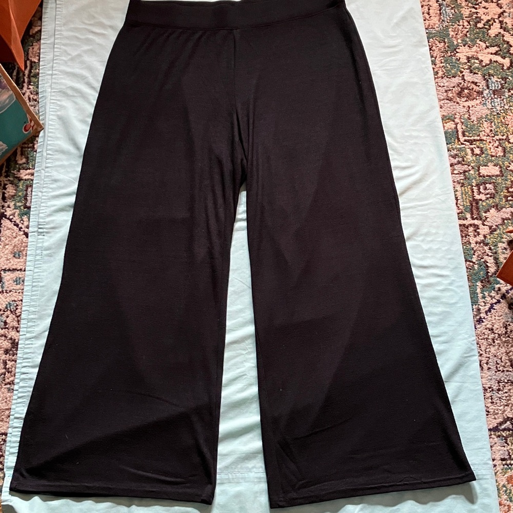 GAP Black Wide-Leg Pants